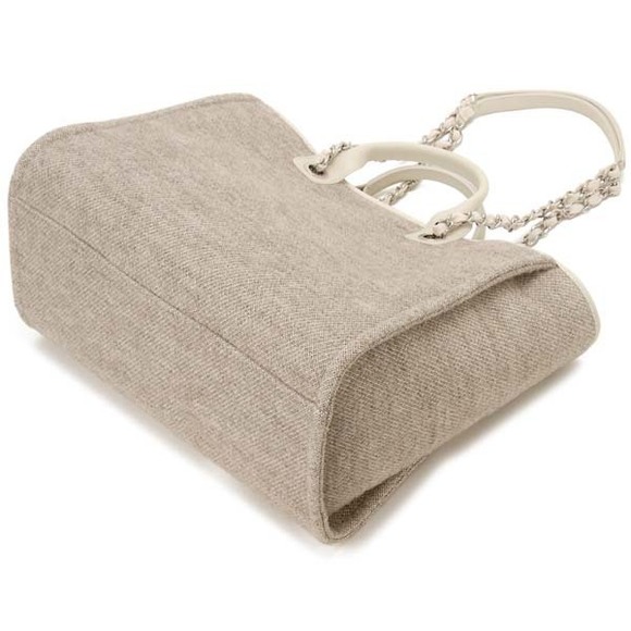 Chanel Shopping Tote Bag Beige Large 2Way - Picture 1 of 7